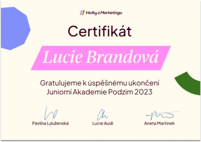 Certifikát-luciebrandova